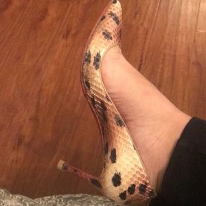 Christian Louboutin Animal Print Pumps